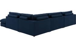 Goossens hoekbank odette blauw stof - 8233306-goossens-odette-bank-stof-blauw-01