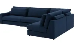 Goossens hoekbank odette blauw stof - 8233307-goossens-odette-bank-stof-blauw-01