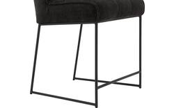 Goossens counterstoel ronnie grijs stof - 8233521-goossens-ronnie-barstoel-stof-01