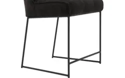 Goossens counterstoel ronnie grijs stof - 8233521-goossens-ronnie-barstoel-stof-01