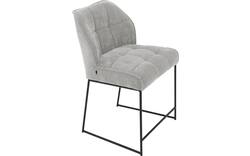 Goossens counterstoel ronnie grijs stof - 8233522-goossens-ronnie-barstoel-stof-01