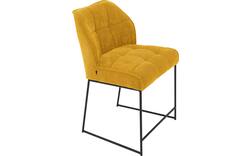 Goossens counterstoel ronnie geel stof - 8233525-goossens-ronnie-barstoel-stof-01