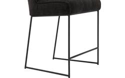 Goossens barstoel ronnie grijs stof - 8233530-goossens-ronnie-barstoel-stof-01