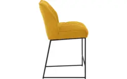 Goossens barstoel ronnie geel stof - 8233534-goossens-ronnie-barstoel-stof-01