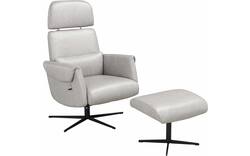 Goossens relaxstoel tirana grijs leer - 8233590-goossens-tirana-fauteuil-leer-02