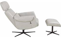 Goossens relaxstoel tirana grijs leer - 8233590-goossens-tirana-fauteuil-leer-01
