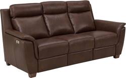 Goossens excellent zitbank vlore bruin leer - 8233591-04