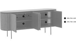 Goossens dressoir adel bruin teak - 8233609-goossens-adel-dressoir-teak-01