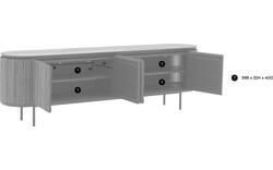 Goossens tv meubel adel bruin teak - 8233612-goossens-adel-tv-meubel-teak-bruin-02