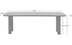 Goossens eettafel adel bruin teak - 8233613-goossens-adel-eettafel-teak-bruin-01