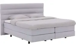 Goossens boxspring compleet quatro compleet grijs stof - 8233653-goossens-quatro-boxspring-compleet-stof-01