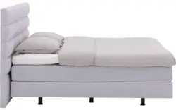 Goossens boxspring compleet quatro compleet grijs stof - 8233653-goossens-quatro-boxspring-compleet-stof-01