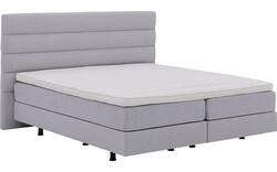 Goossens boxspring compleet quatro compleet grijs stof - 8233653-goossens-quatro-boxspring-compleet-stof-01