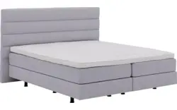 Goossens boxspring compleet quatro compleet grijs stof - 8233653-goossens-quatro-boxspring-compleet-stof-01