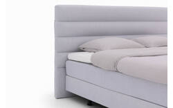 Goossens boxspring compleet quatro compleet grijs stof - 8233653-goossens-quatro-boxspring-compleet-stof-01