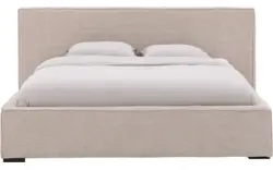 Goossens bedframe trentino beige stof - 8233654-goossens-trentino-bedframe-stof-01