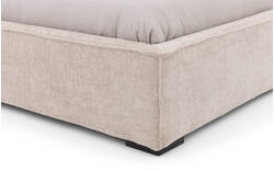 Goossens bedframe trentino beige stof - 8233654-goossens-trentino-bedframe-stof-01