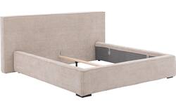Goossens bedframe trentino beige stof - 8233654-goossens-trentino-bedframe-stof-01