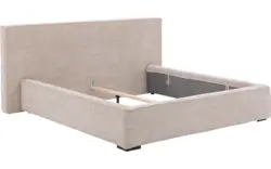 Goossens bedframe trentino beige stof - 8233654-goossens-trentino-bedframe-stof-01