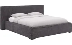 Goossens bedframe trentino grijs stof - 8233655-goossens-trentino-bedframe-stof-01