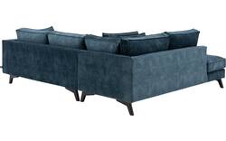Goossens hoekbank chambre blauw stof - 8233695-gespiegeld-02