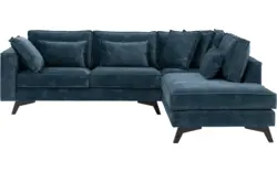 Goossens hoekbank chambre blauw stof - 8233695-goossens-chambre-bank-stof-blauw-01