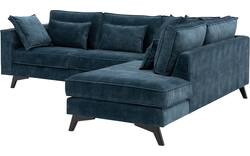 Goossens hoekbank chambre blauw stof - 8233695-goossens-chambre-bank-stof-blauw-01
