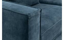 Goossens hoekbank chambre blauw stof - 8233695-goossens-chambre-bank-stof-blauw-01