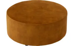Goossens poef arendal geel stof - 8233715-goossens-senne-kleinmeubel-stof-01
