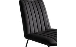 Goossens eetkamerstoel manta zwart stof - 8233722-goossens-manta-eetkamerstoel-stof-zwart-02