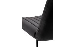 Goossens eetkamerstoel manta zwart stof - 8233722-goossens-manta-eetkamerstoel-stof-zwart-02