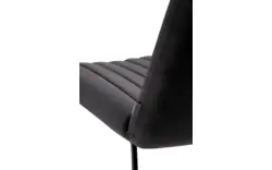 Goossens eetkamerstoel manta zwart stof - 8233722-goossens-manta-eetkamerstoel-stof-zwart-02