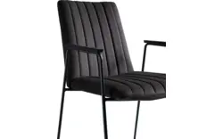 Goossens eetkamerstoel manta zwart stof - 8233725-goossens-manta-eetkamerstoel-stof-zwart-04