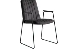 Goossens eetkamerstoel manta zwart stof - 8233725-goossens-manta-eetkamerstoel-stof-zwart-04