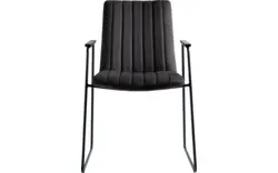 Goossens eetkamerstoel manta zwart stof - 8233725-goossens-manta-eetkamerstoel-stof-zwart-04