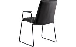 Goossens eetkamerstoel manta zwart stof - 8233725-goossens-manta-eetkamerstoel-stof-zwart-06