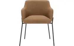 Goossens eetkamerstoel pepijn geel stof - 8234499-goossens-pepijn-eetkamerstoel-stof-geel-01
