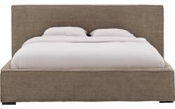 Goossens gestoffeerd bedframe trentino bruin stof - 8234530-goossens-trentino-bedframe-stof-02