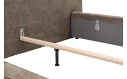 Goossens bedframe trentino bruin stof - 8234530-goossens-trentino-bedframe-stof-01