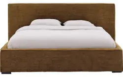 Goossens bedframe trentino bruin stof - 8234531-goossens-trentino-bedframe-stof-01