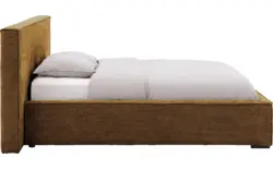Goossens bedframe trentino bruin stof - 8234531-goossens-trentino-bedframe-stof-01