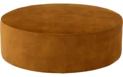 Goossens poef arendal geel stof - 8234583-goossens-senne-kleinmeubel-stof-01