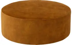 Goossens poef arendal geel stof - 8234584-goossens-senne-kleinmeubel-stof-01