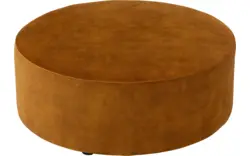 Goossens poef arendal geel stof - 8234584-goossens-senne-kleinmeubel-stof-01