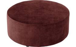 Goossens poef arendal rood stof - 8234587-goossens-senne-kleinmeubel-stof-02