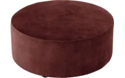 Goossens poef arendal rood stof - 8234587-goossens-senne-kleinmeubel-stof-01
