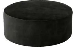 Goossens poef arendal zwart stof - 8234589-goossens-senne-kleinmeubel-stof-01