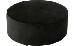 Goossens poef arendal zwart stof - 8234589-goossens-senne-kleinmeubel-stof-01