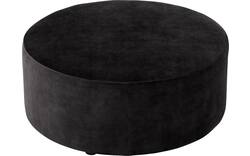 Goossens poef arendal grijs stof - 8234590-goossens-senne-kleinmeubel-stof-01
