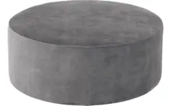 Goossens poef arendal grijs stof - 8234591-goossens-senne-kleinmeubel-stof-01
